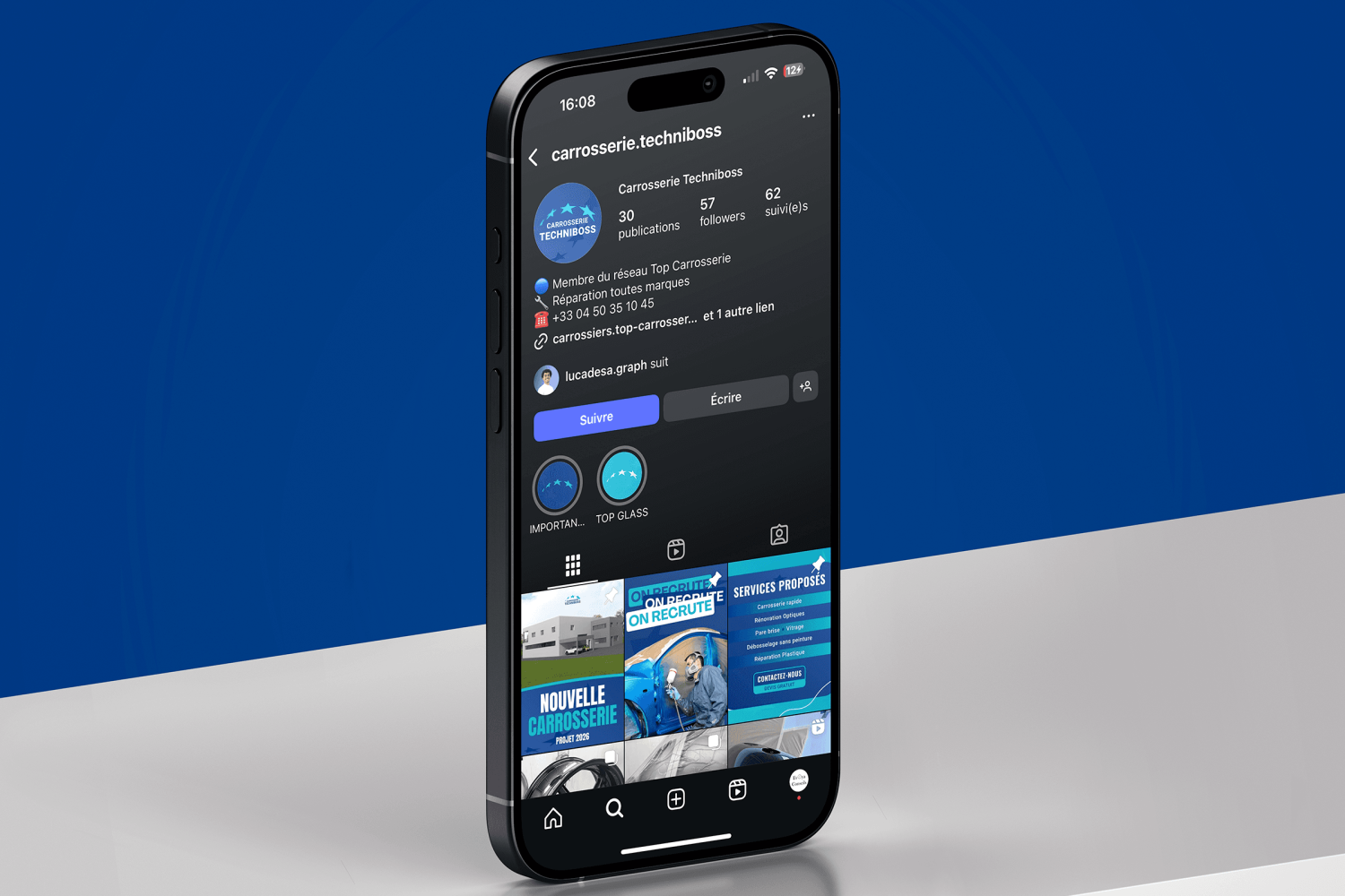 gestion réseaux sociaux Techniboss